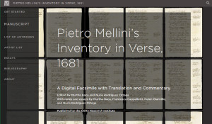 Homepage of Mellini publication